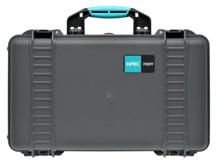 HPRC 2550W Waterproof Case With Wheels - Grey Front