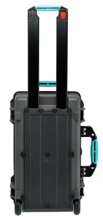 HPRC 2550W Waterproof Case With Wheels - Grey Back
