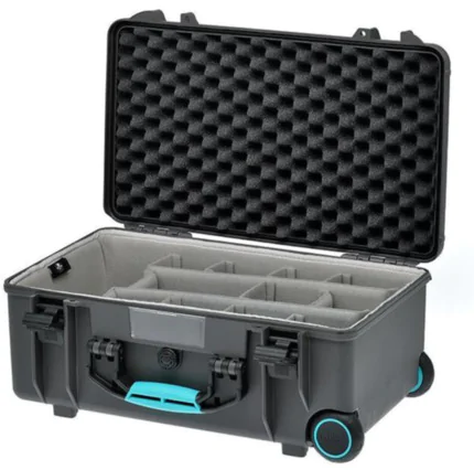 HPRC 2550W Waterproof Case With Wheels - Grey with Second Skin