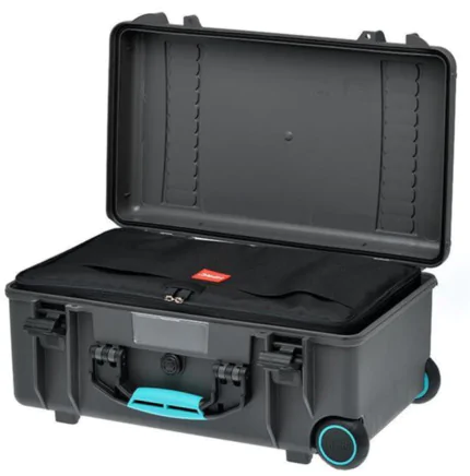 HPRC 2550W Waterproof Case With Wheels - Grey Bag with Dividers