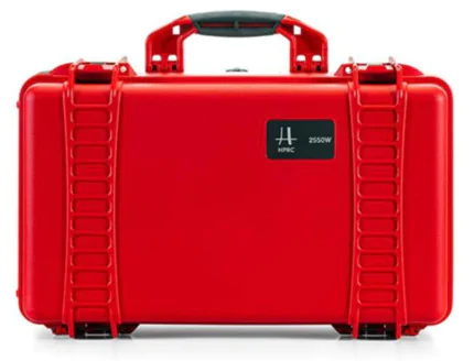 HPRC 2550W Waterproof Case With Wheels - Red Front