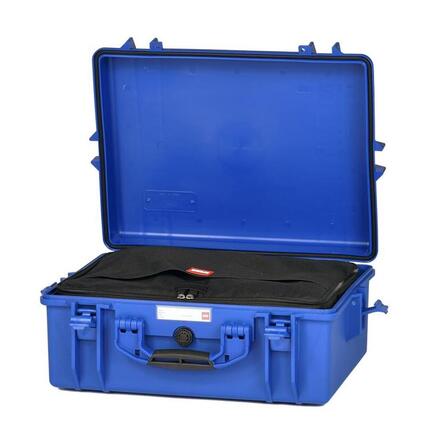 HPRC 2600 Waterproof Case - Blue with Bag and Dividers