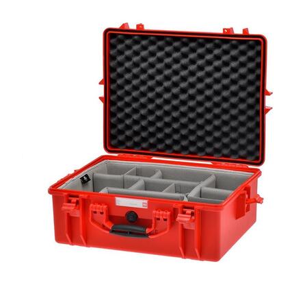 HPRC 2600 Waterproof Case - Red with Second Skin