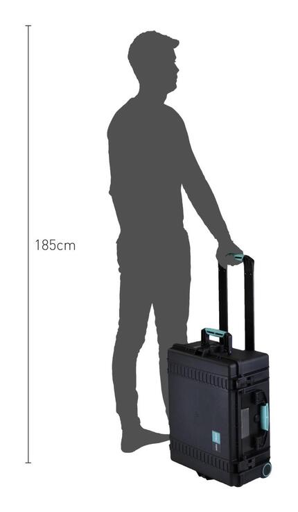 HPRC 2600W Waterproof Case With Wheels - Size Comparison