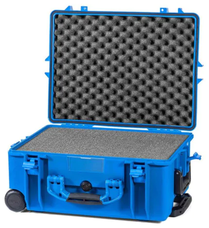 HPRC 2600W Waterproof Case With Wheels - Blue with Foam