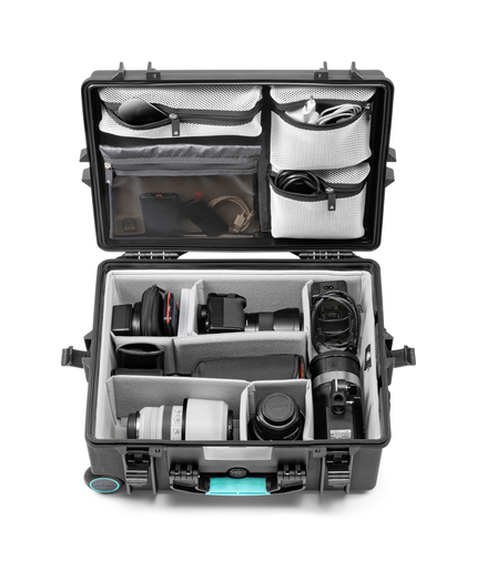 HPRC 2600W PRO BLB Case with Wheels: Top View