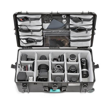 HPRC 2745W PRO BLB Case with Wheels: Top Angle with Contents