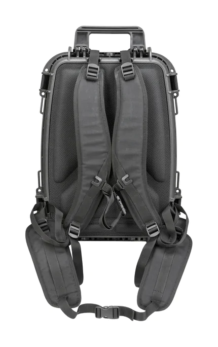 MAX485 Hard Waterproof Backpack Case - Rear View