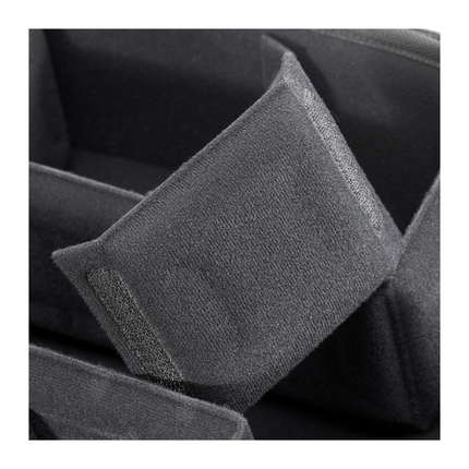 MAX485 Hard Waterproof Backpack Case - Inside View with Dividers