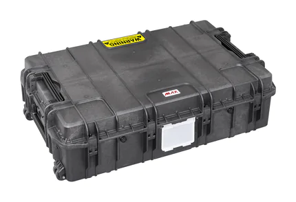 MAX1090H280-R Waterproof Case with Removable Lid (with Wheels) - Outside View