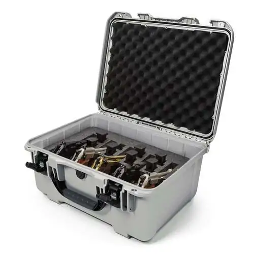 NANUK 933 5 UP Gun Case - Silver