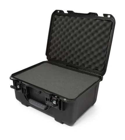 Nanuk 933 Waterproof Hard Case - Black - With cubed foam set - View showing inside of case