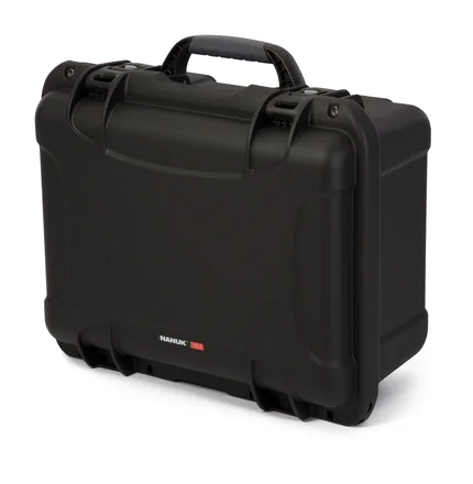Nanuk 933 Waterproof Hard Case - Black - Outside view showing top handle.