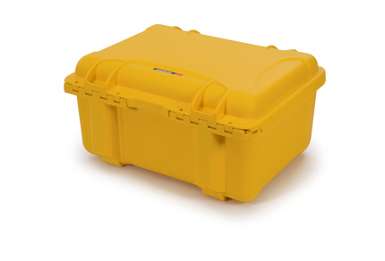 Nanuk 933 Waterproof Hard Case - Yellow - Outside view showing base of case