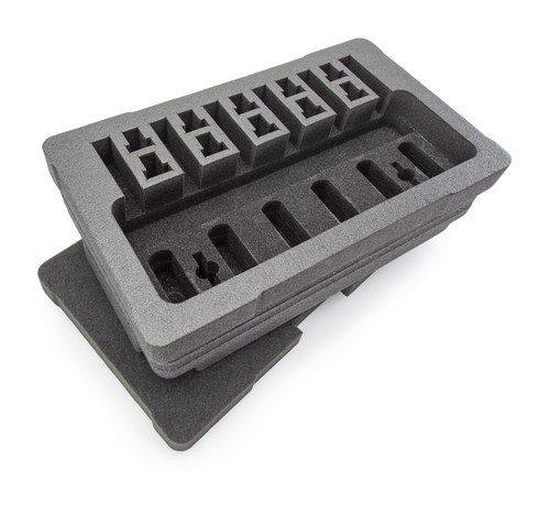 Foam insert inside Nanuk 938 6-UP Gun Case