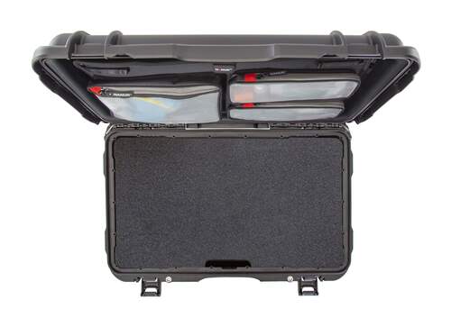 NANUK 938 6 UP Gun Case with Wheels - With Lid Organiser
