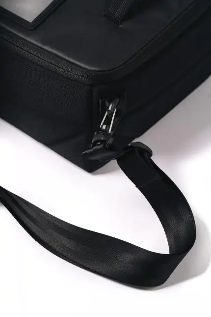 Nanuk Shoulder Strap - Close Up attached to soft case.