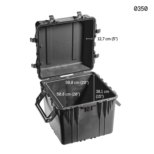 Peli 0350 Protector Case (Wheels Optional)