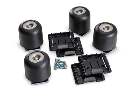 Peli 0500 & 0550 Pallet Riser Kit including rubber feet and fixings