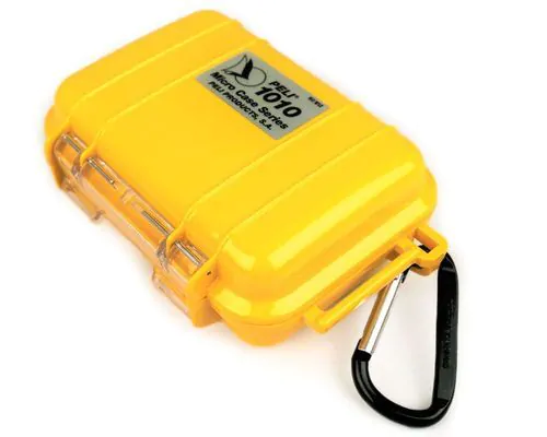 Peli 1010 Micro Case - Solid Yellow - Case Empty