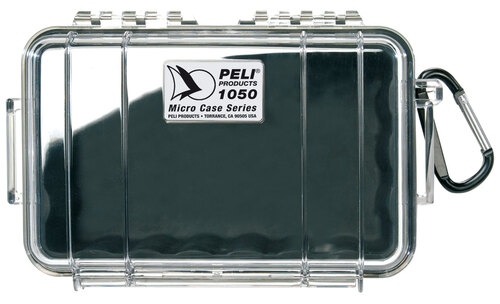 Peli 1050 Micro Case - Clear Black - Case Empty