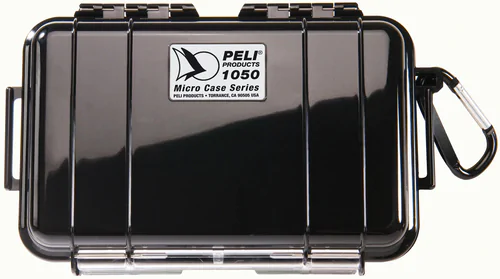 Peli 1050 Micro Case - Solid Black - Case Empty
