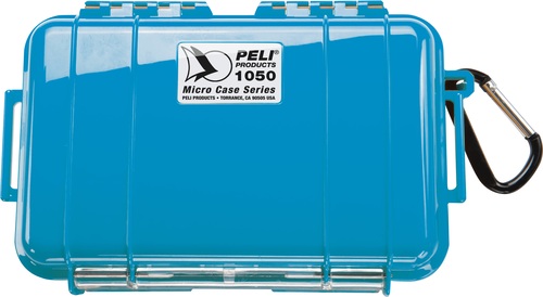 Peli 1050 Micro Case - Solid Blue - Case with Foam