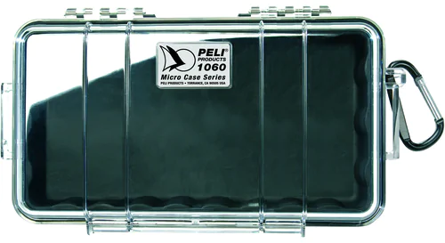 Peli 1060 Micro Case - Clear Black - Case Empty