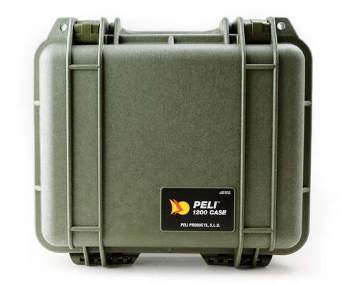 Peli 1200 Case - Olive Green - Case Empty
