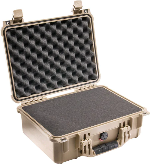 Peli 1450 Case With Foam SPECIAL OFFER - Desert Tan