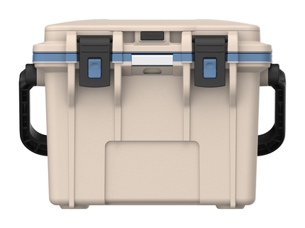 Peli 14QT Personal Cooler: Tan - Kashmir Blue Closed