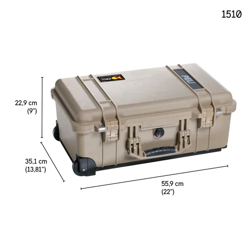 Peli 1510 case external dimensions