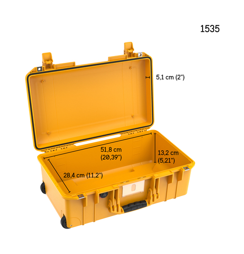 Peli 1535 Air Case Carry On with Wheels
