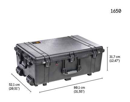 Peli 1650 Case With Dividers SPECIAL OFFER