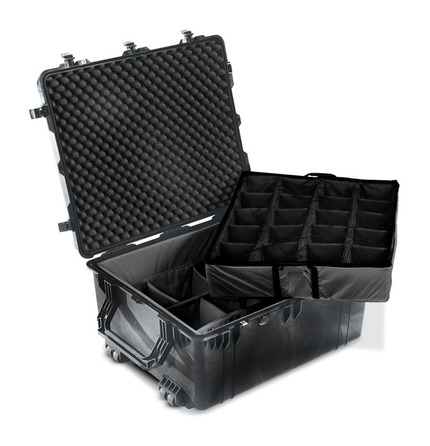Peli 1690 case with Dividers SPECIAL OFFER - with wheels