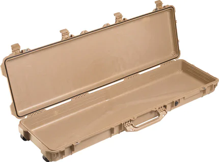 Peli 1750 Case - Desert Tan - View inside the case while empty