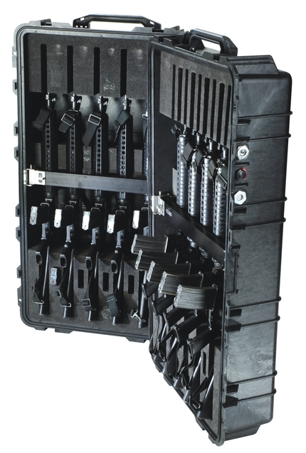 Peli 1780RF Rifle Case - Inside view with contents