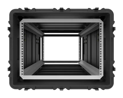 Peli 24 Inch Euro-V 7U EURO-V-7U-S Shock Rack Case with Wheels