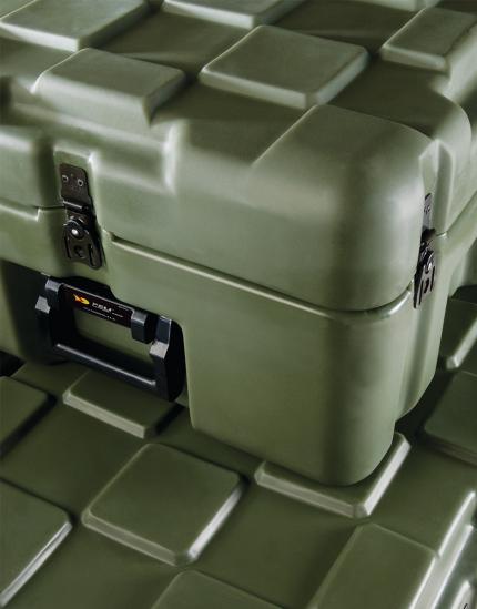 Peli ISP2 Rotomoulded Cases - Close-up of hardware