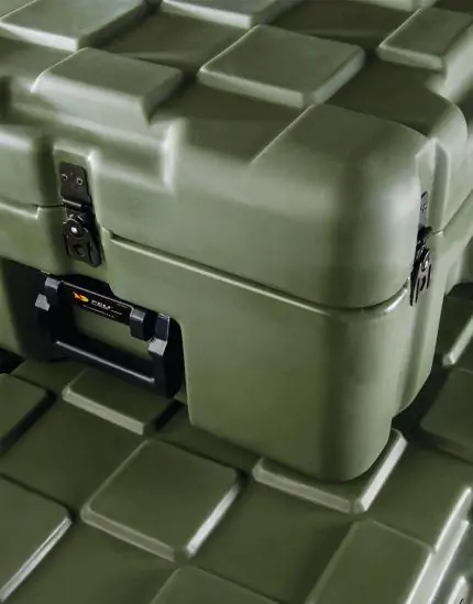 Peli ISP2 Rotomoulded Cases close-up of hardware