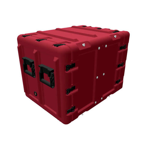 Peli Min Mac Rack 10U Shock Rack MR10U-40/480/100 with Wheels