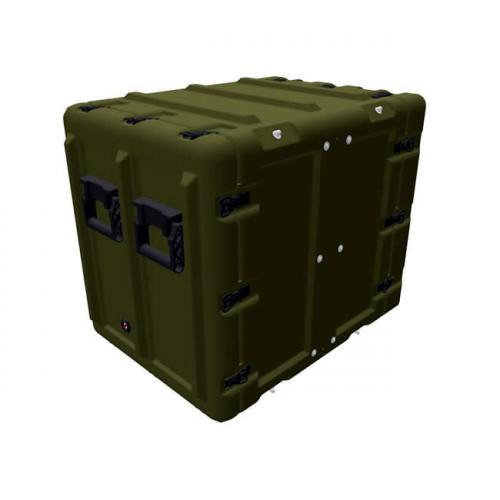 Peli Min Mac Rack 12U Shock Rack MR12U-40/480/100 with Wheels