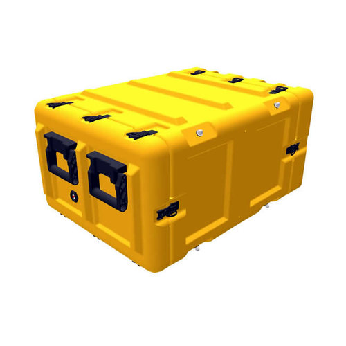 Peli Min Mac Rack 6U Shock Rack MR6U-40/480/100 with Wheels