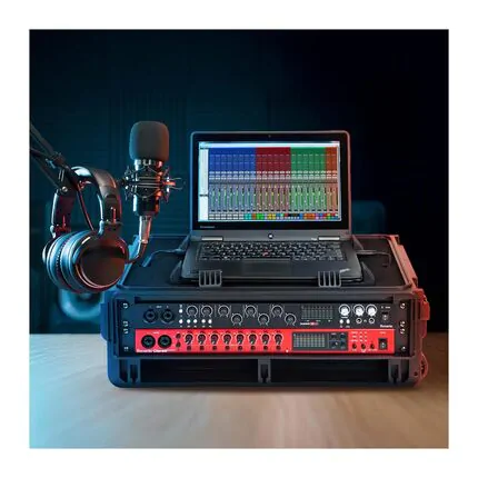 SKB 1SKB-ISF2U Injection Moulded 2U Studio Flyer Rack Case with Wheels