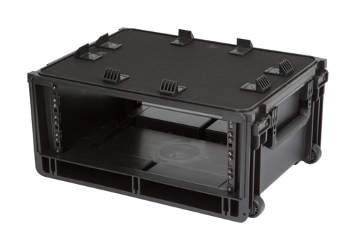 SKB 1SKB-ISF4U 4U Studio Flyer Rack Case with Wheels