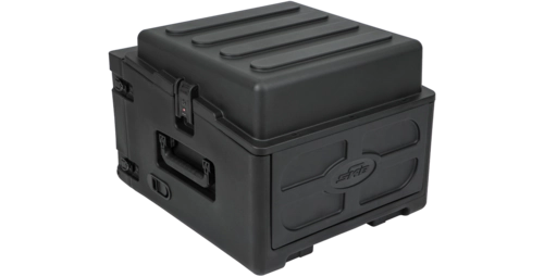 SKB 1SKB-R104W Audio and DJ Rack Case 10U x 4U Compact Rolling Rig with Wheels