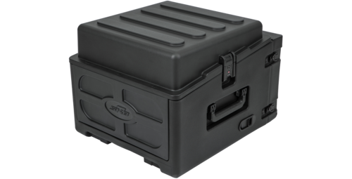 SKB 1SKB-R104W Audio and DJ Rack Case 10U x 4U Compact Rolling Rig with Wheels