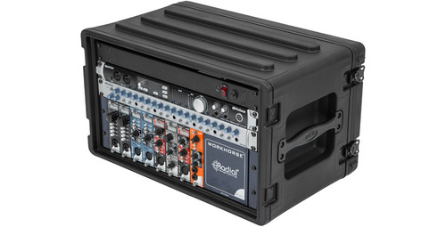 SKB 1SKB-R6S - SKB Roto Moulded Shallow Rack Case - 6U