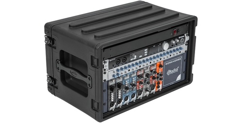 SKB 1SKB-R6S - SKB Roto Moulded Shallow Rack Case - 6U