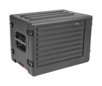 SKB 1SKB-R8SW 8U rSeries Shallow Rolling Rack Case with Wheels